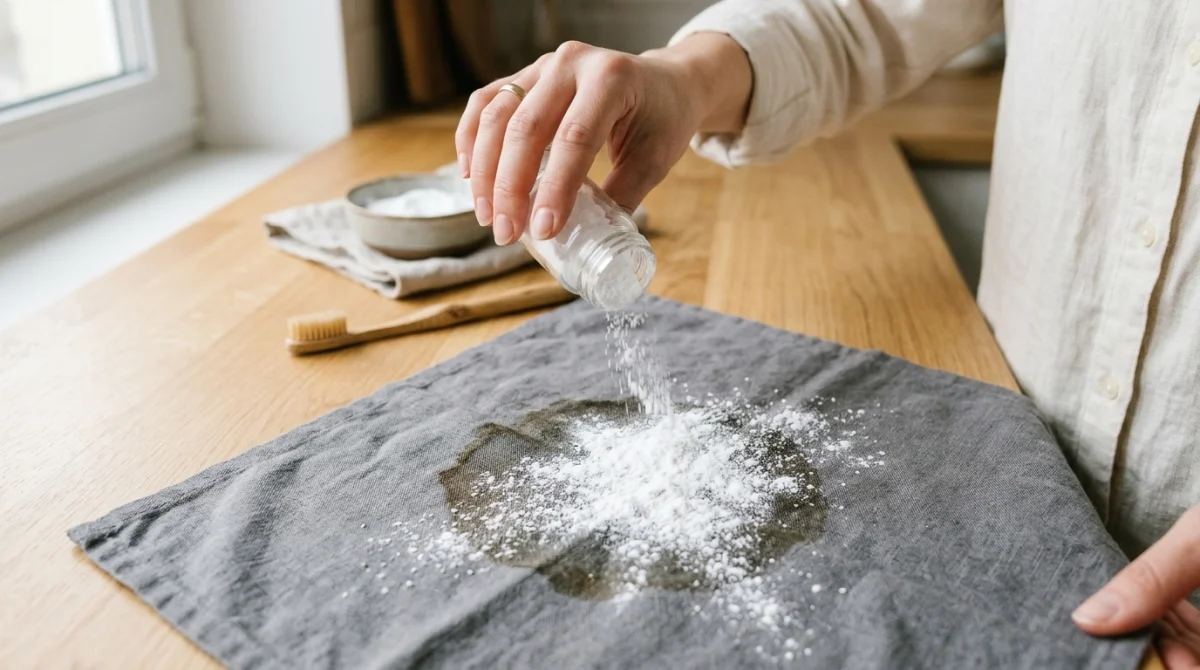 La terre de Sommières pour les taches de graisse incrustées