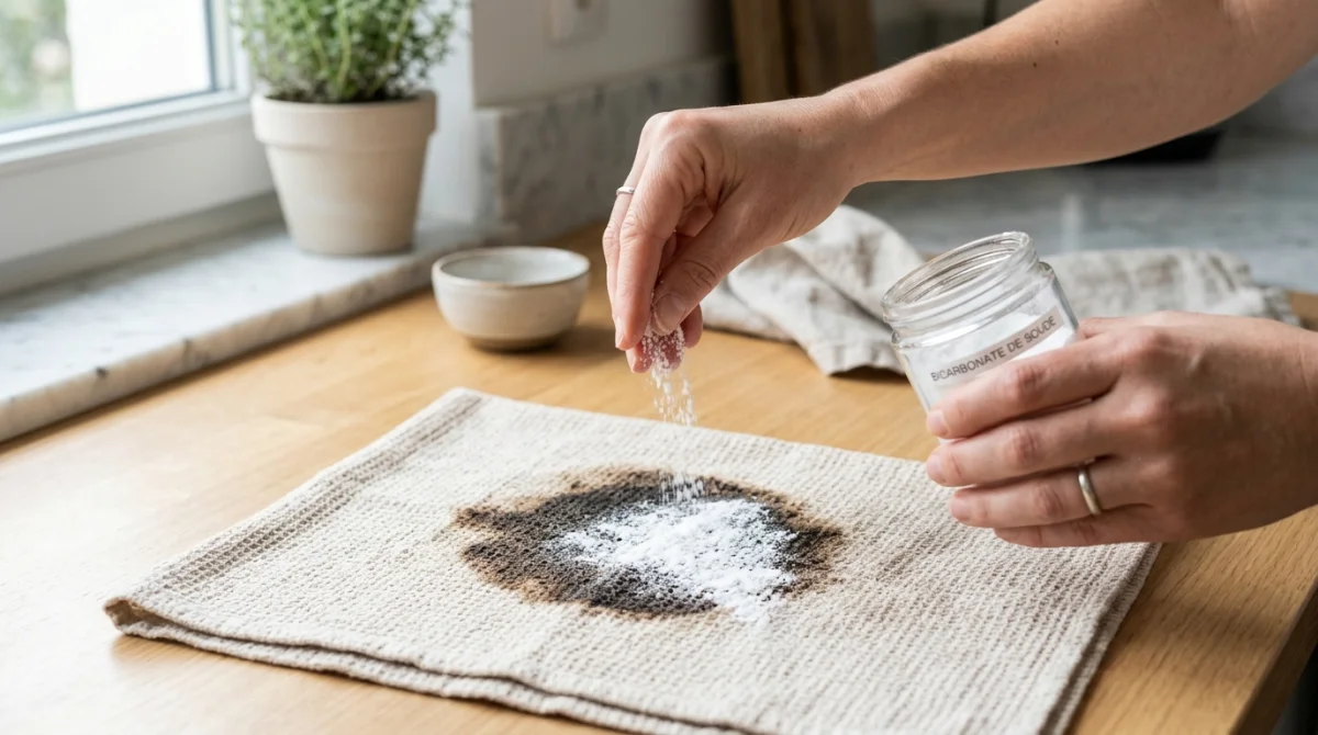 Est-ce que l'eau chaude fixe les taches de graisse ?