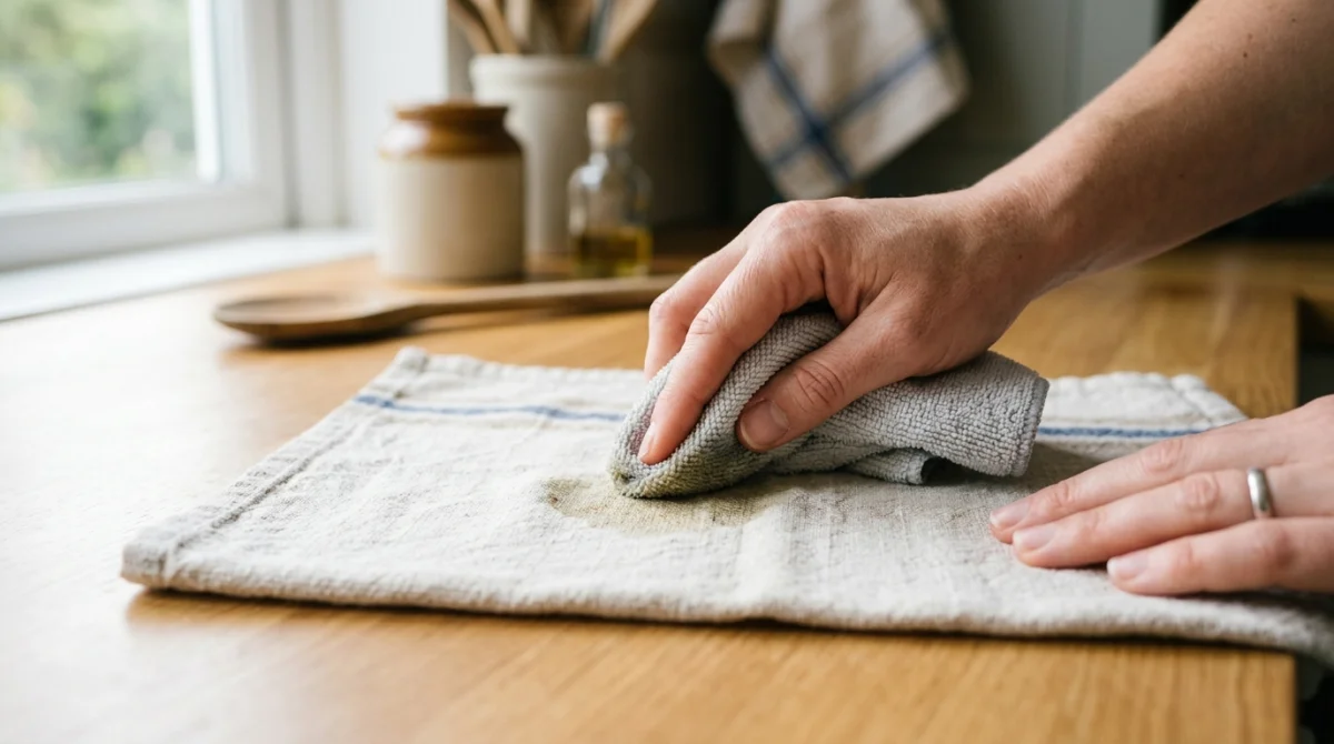 Est-il possible de nettoyer une tache de gras avec de l'alcool ?