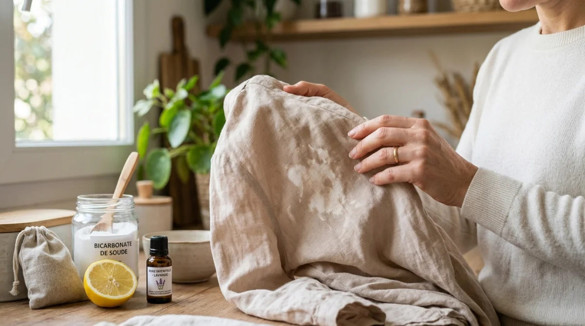 Peut-on rattraper une tache de javel sur un tissu noir ?