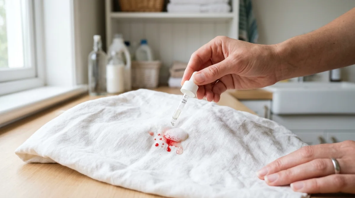 Les erreurs qui aggravent une tache de sang