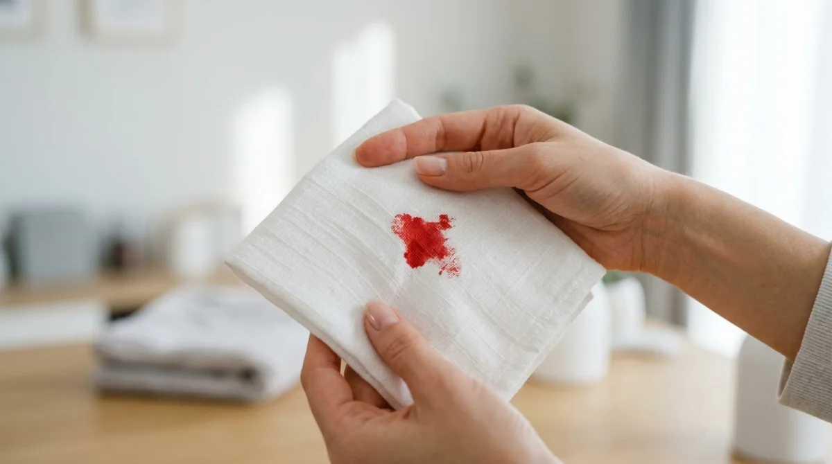 Est-il possible de nettoyer du sang sur un vêtement sans l'abîmer ?