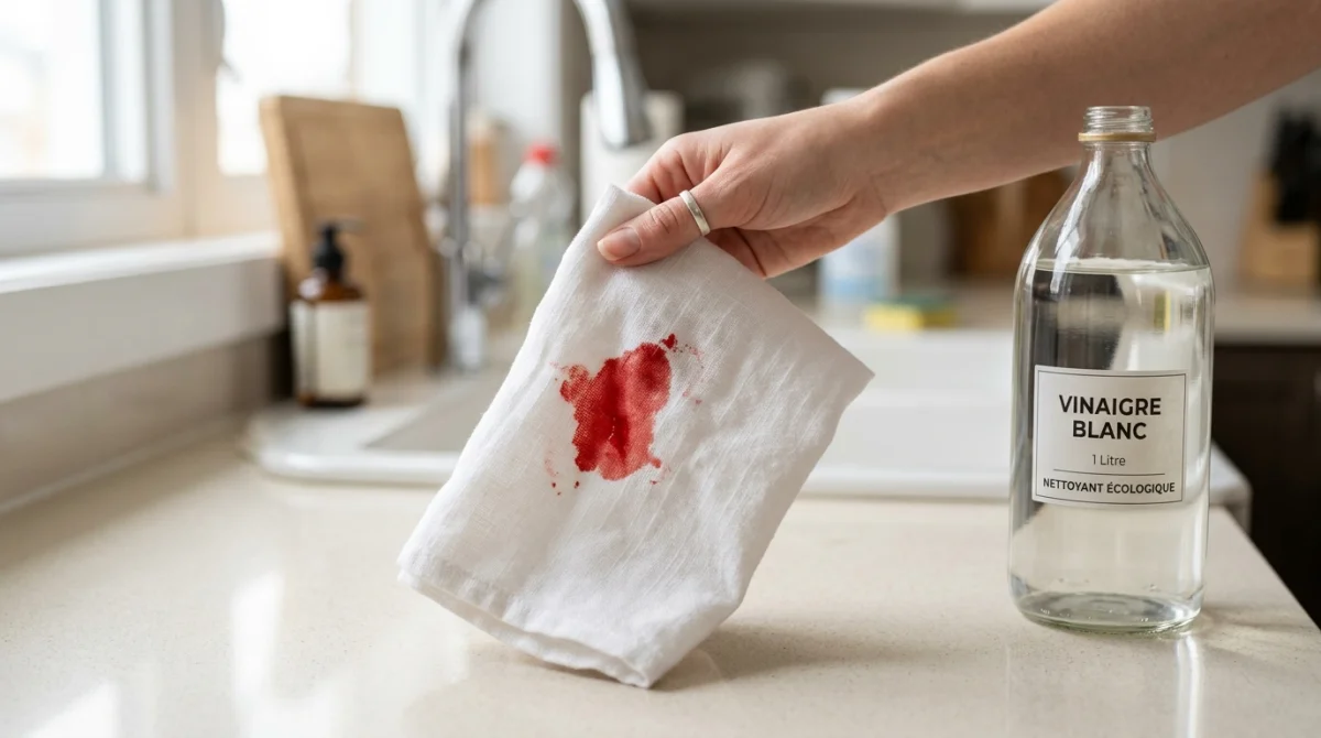 3. L'efficacité du vinaigre blanc pour détacher le sang