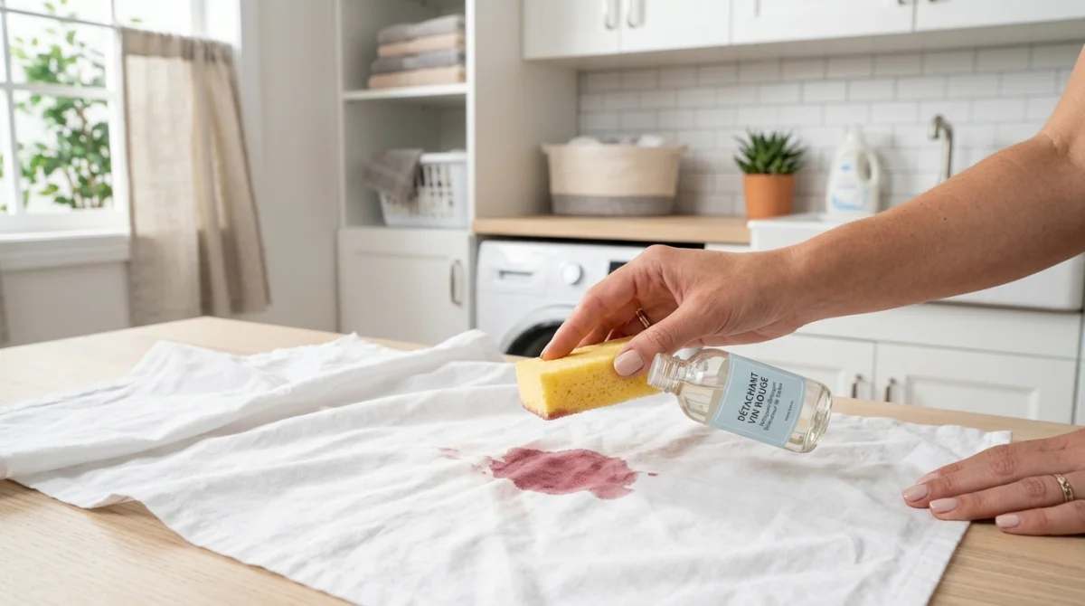 enlever tache vin rouge tissu 9e24