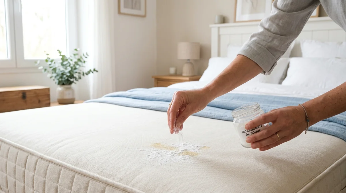 3. Nettoyer les taches d'urine sur un matelas avec du vinaigre blanc