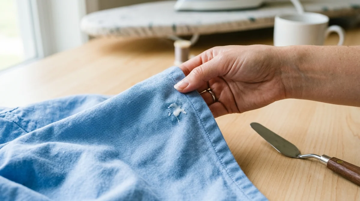 Comment enlever des tâches de colle sur un vêtement