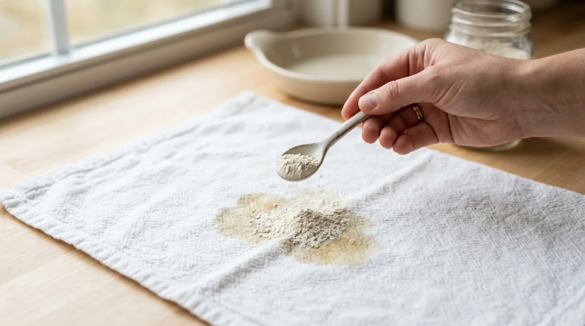 Comment enlever une tache d’huile sur un vêtement