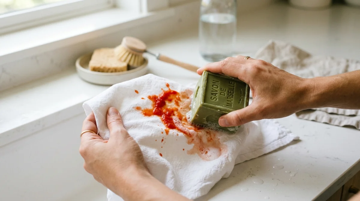 Comment enlever les taches de sauce tomate
