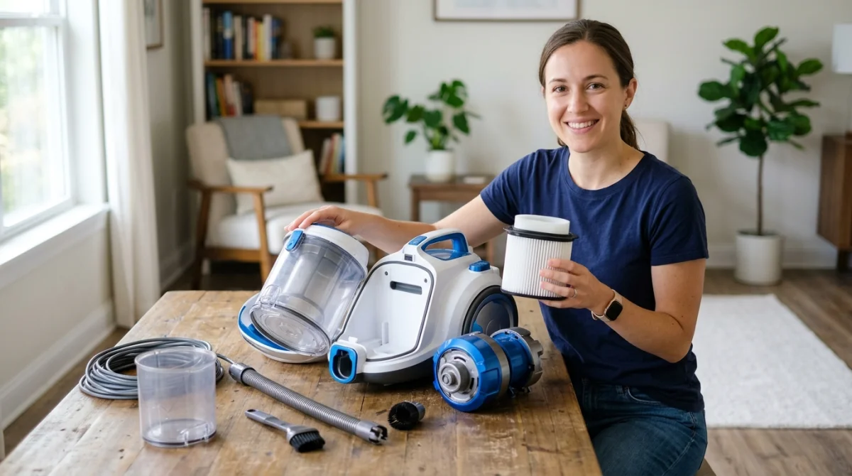 Pourquoi votre aspirateur sans sac n'aspire plus