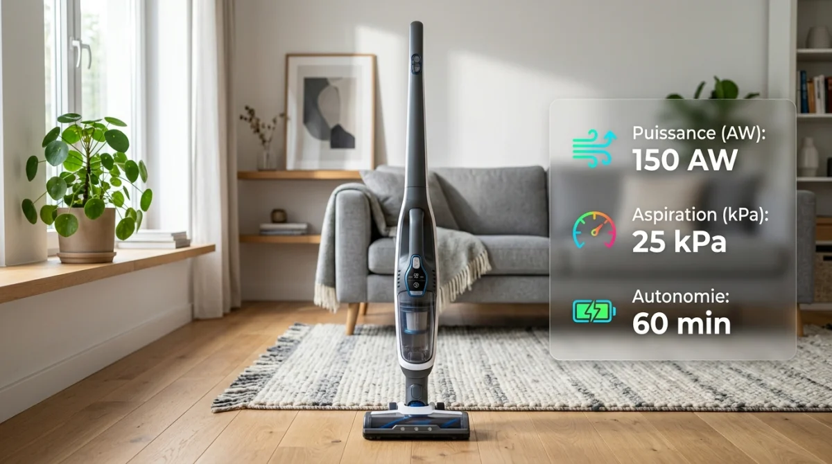 Quelle puissance choisir pour un aspirateur balai
