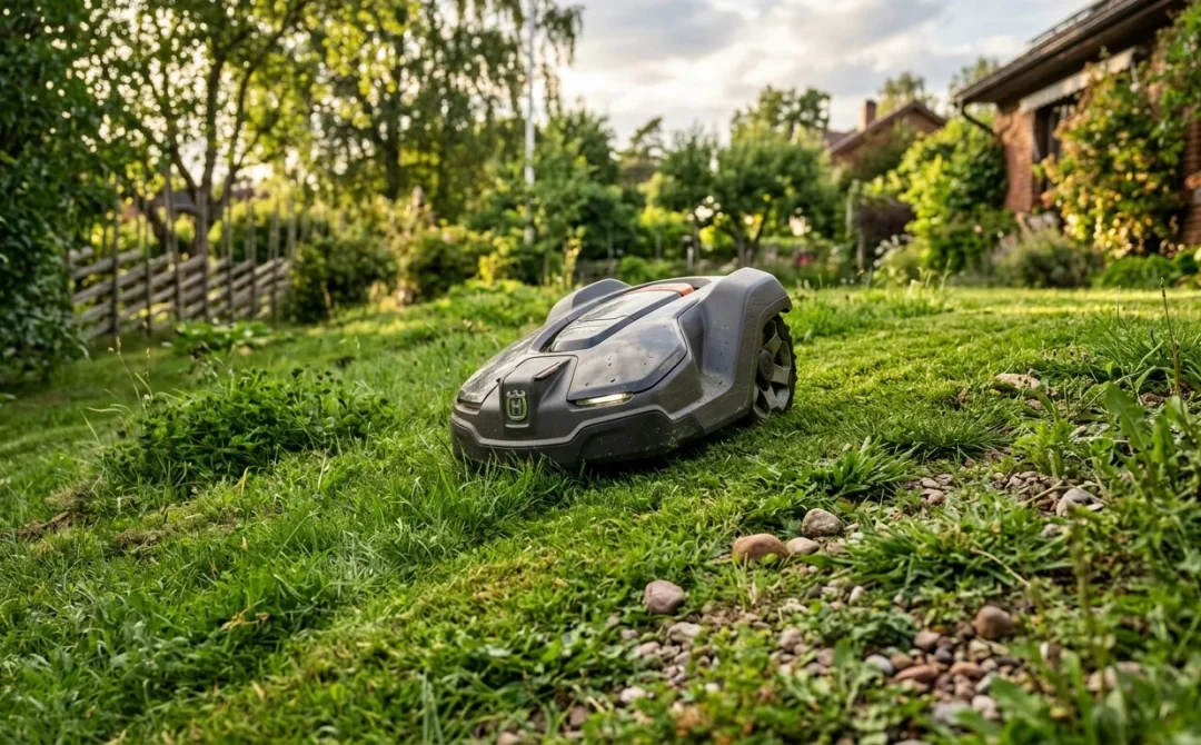 robot tondeuse terrain difficile lymo tech a344